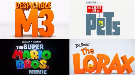 All The Logos From Illumination Trailers 2010 2023 Youtube