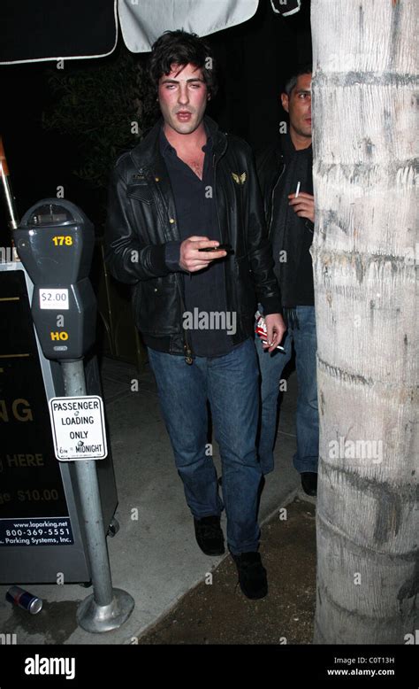 Brandon Davis Leaving Bar Deluxe Los Angeles California 18 12 08 RHS