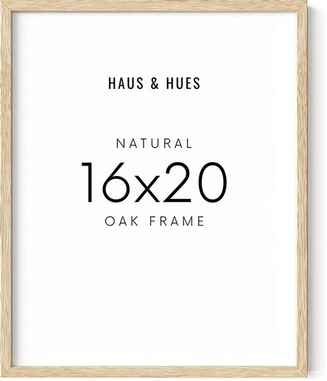 Haus And Hues X Beige Oak Wood Frames Set Of X Natural