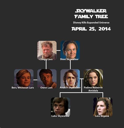 The Skywalker Family Over Time | Living with Star Wars