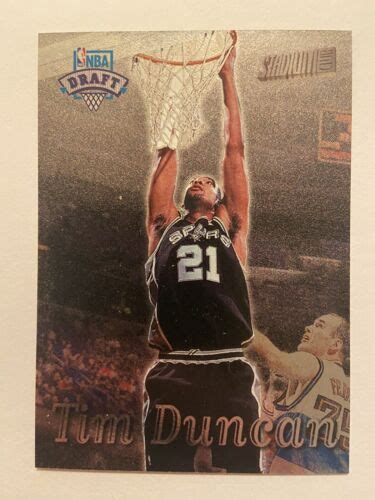 Tim Duncan Topps Stadium Club Rookie San Antonio Spurs Tsc