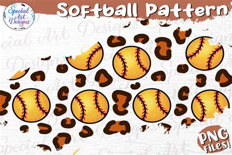 Seamless Softball Leopard Png | Seamless Softball (2247351)