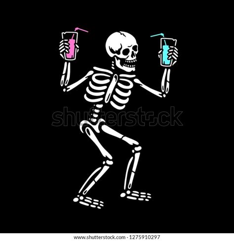 7084 Skeleton Drinking Immagini Foto Stock E Grafica Vettoriale