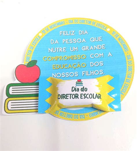 Lembrancinhas Diretor Escolar Produtos Personalizados No Elo