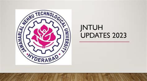 Stay Informed with JNTU Hyderabad: Results, Notifications, and Time ...