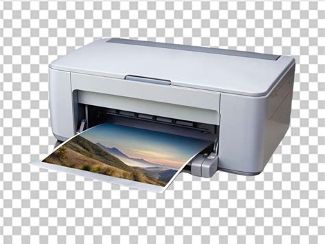 Premium Psd Printer Isolated On Transparent Background