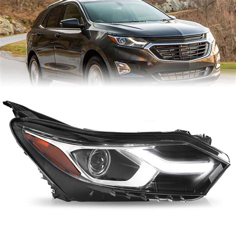 For 2018 2021 Chevy Equinox HID Xenon W LED DRL Headlight Passenger