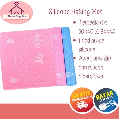 Jual Silpat Silicone Baking Mat Alas Adonan Kue Silikon Tatakan Baking