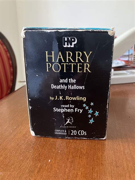 Harry Potter And The Deathly Hallows Audio Book Cd Stephen Fry 2007 9780747591108 Ebay