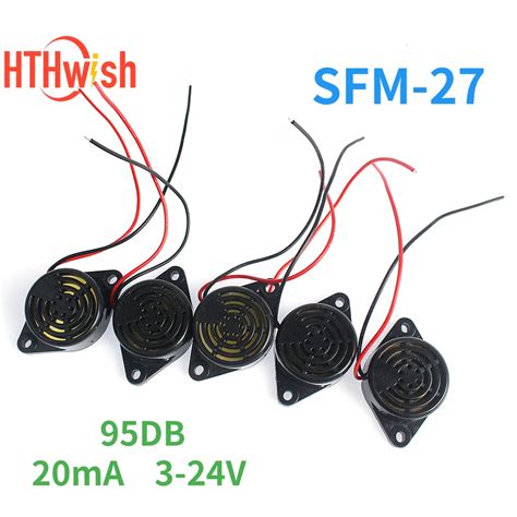 Zumbador Activo Para Arduino Piezas Dc V Magn Tico Largo Y