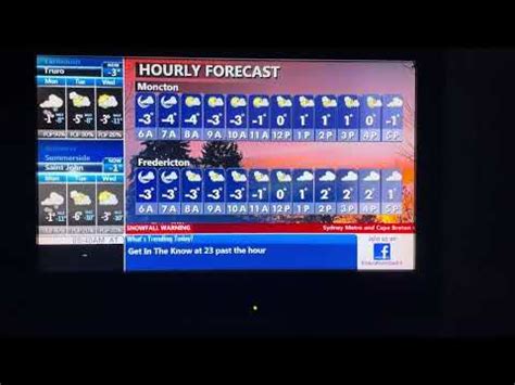 The Weather Network Local Forecast Sunday January 28 2024 YouTube