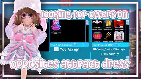 LOOKING FOR OFFERS ON OPPOSITES ATTRACT DRESS Royale High YouTube