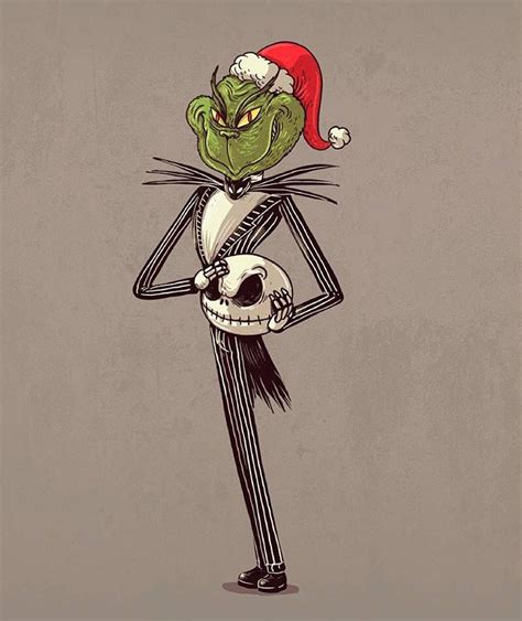 The Nightmare Before Christmas El Grinch Nghệ Thuật