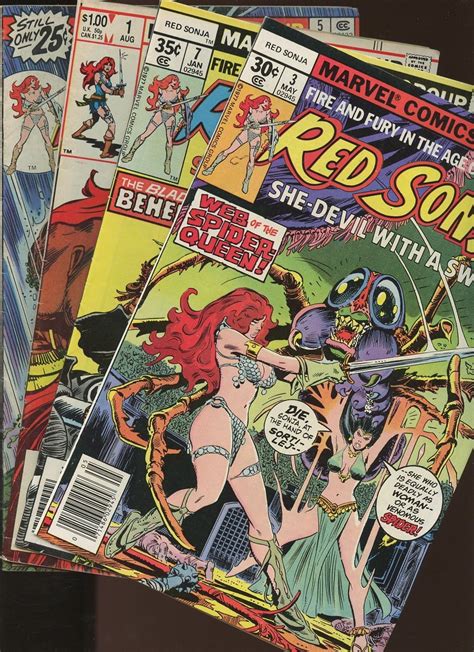 Red Sonja Vol Marvel Feature Books Bronze Age Marvel