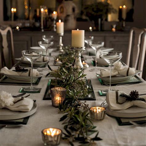 Table Setting Ideas For Christmas Dinner - Table Decoration