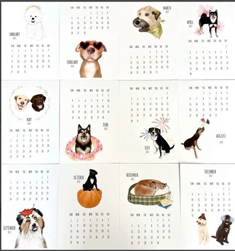 Dog Desk Calendar – The Dotted i