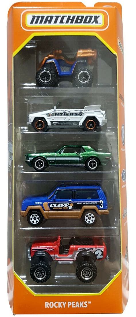 Matchbox 5 Car Pack Assortment แมตชบอกซ รถแพก 5 คนคละแบบ C1817