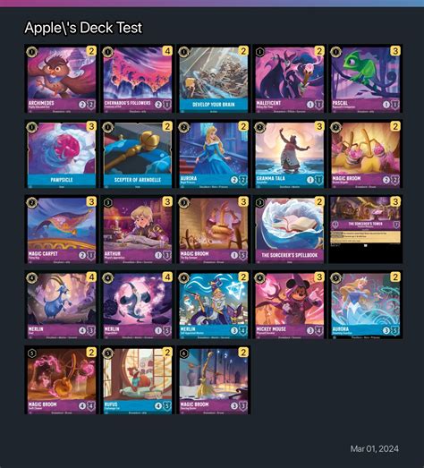 Apple S Deck Test Lorcana Deck Lorcana Gg