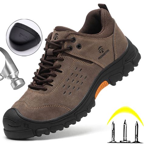 Anti Smash Indestructible Shoes Anti Puncture Safety Shoes Men Work