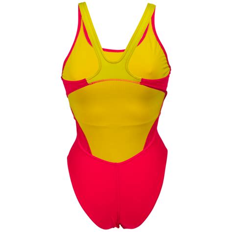 Arena Womens Team Swimsuit Swim Tech Solid Freak Rose Soft Green