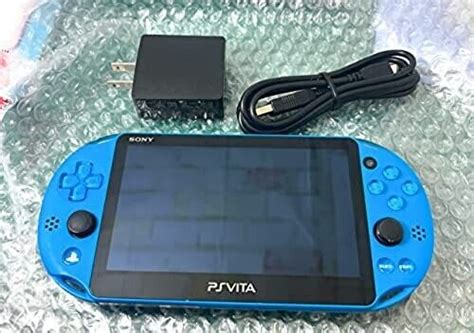 Sony Playstation PS Vita Aqua Blue PCH 2000 ZA23 Console Only PSV Slim