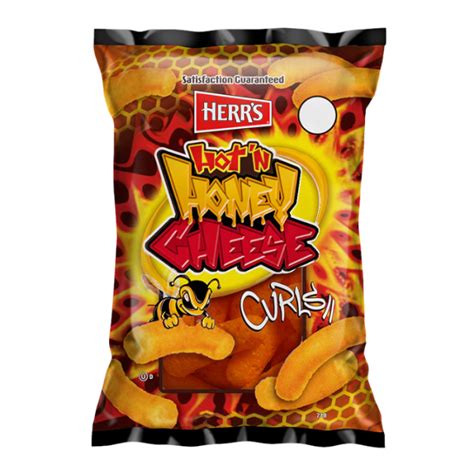 Herr S Hot N Honey Cheese Curls 1oz 28 4g