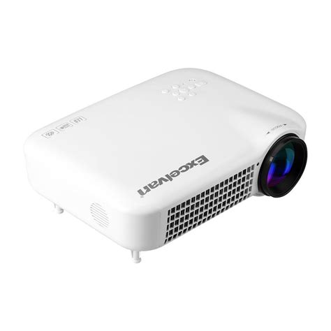 Excelvan 3300 Lumens HD Multimedia Home Theater Projector Support 1080P