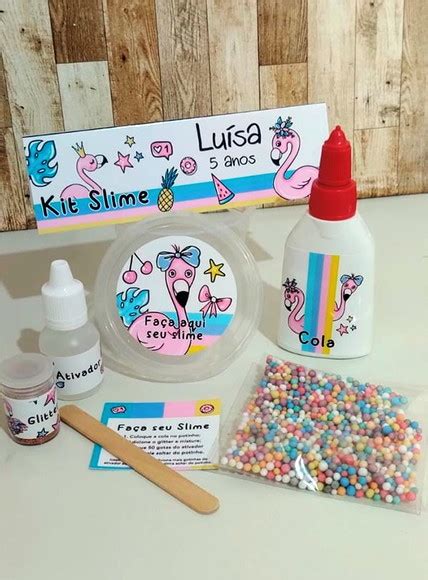 Kit Slime Loja Tati Arts Festas Elo Produtos Especiais