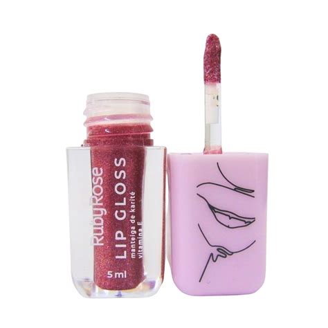 LIP GLOSS GLITTER SHOOTING STAR RUBY ROSE