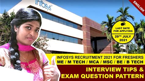 Infosys Freshers Recruitment 2021 System Engineer Role Interview Experience And Tips English