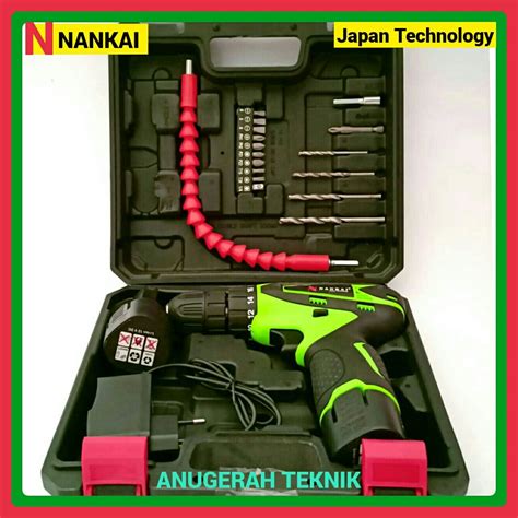 Jual Mesin Bor Cordless Nankai V Bor Cordless Nankai Charger V