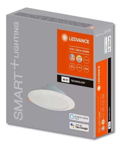 L Mpara De Techo Integrada Smart Wifi Rgbw Ledvance Color Blanco V