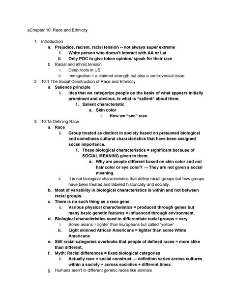 Chapter Race And Ethnicity Intro To Sociology Achapter Race