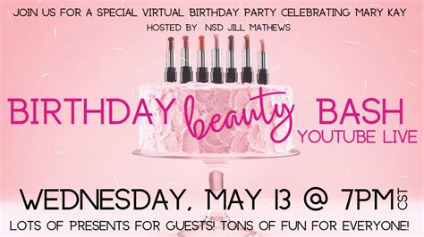 Interactive Virtual Birthday Beauty Bash Youtube