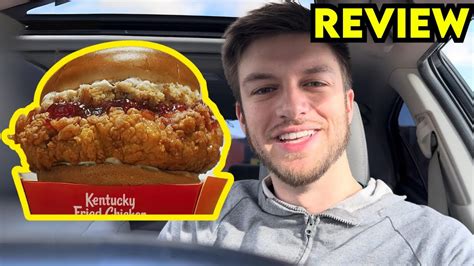 Kfc Festive Chicken Sandwich Review Youtube