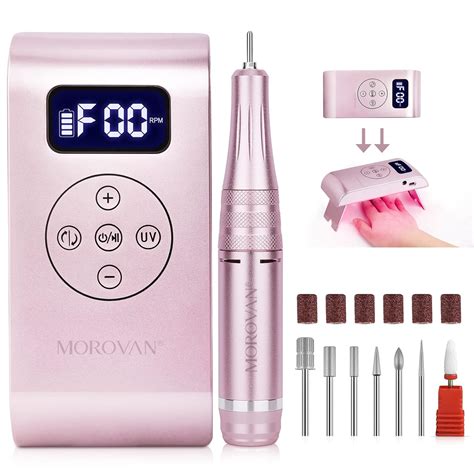 Amazon Morovan Professional Electric Nail Drill Machine Portable