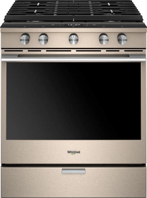 Whirlpool 5 8 Cu Ft Self Cleaning Slide In Gas Convection Range