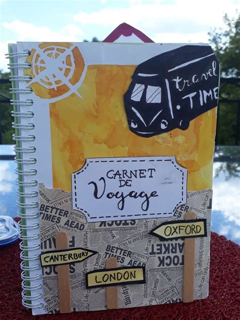 Couverture Carnet De Voyage Scrapbooking Voyage Livre Voyage Carnet