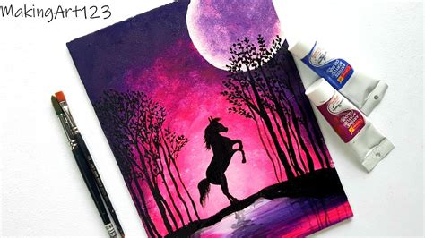 Painting Ideas Scenery Night Go Images Web