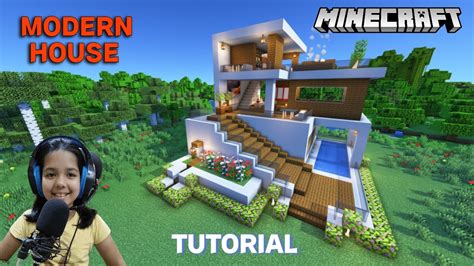 Modern Concrete Survival House Tutorial Minecraft 🏡⚒️ Part1 Youtube