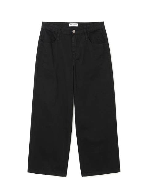 Millo Archive 밀로 아카이브 실시간 인기 스타일 Standard Fit Denim Pants Black