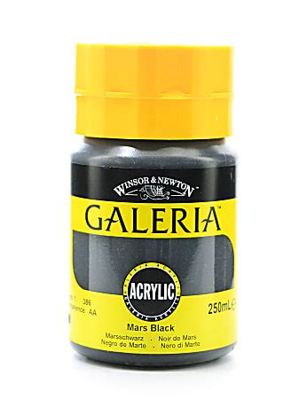 Winsor Newton Galeria Flow Formula Acrylic Colors Ml Mars Black