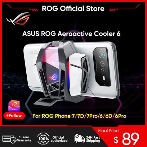 Original Asus AeroActive Cooler 6 Rog Phone 6 6D Funcooler With Fan