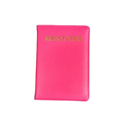 Pink Passport Wallet Kitson La