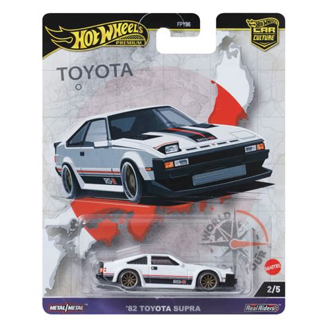 Игрушечная машинка Hot Wheels коллекция World Tour модель 82 TOYOTA SUPRA масштаб 1 64