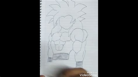 Como Dibujar A Goku Ssj4 YouTube