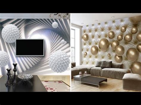 D Wallpaper Designs For Living Room Modern And Stylish D