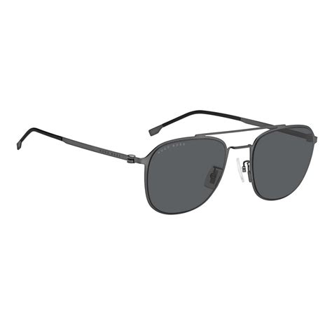 Hugo Boss Boss 1349fs Svk Ir Matte Ruthenium Black Sunglasses Man