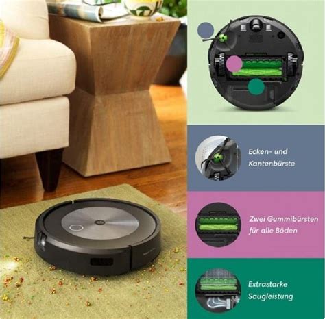 IRobot Saugroboter Roomba J7 J7158 Schwarz Kaufen Bei Digitec