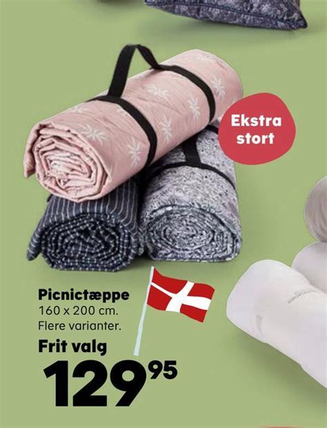 Picnictæppe tilbud hos Kvickly